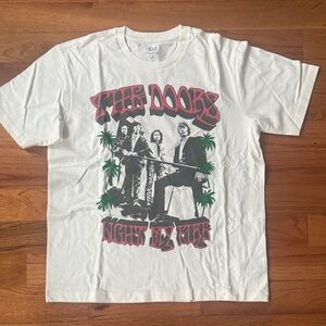 GAP The Doors White Graphic Tee- size Medium